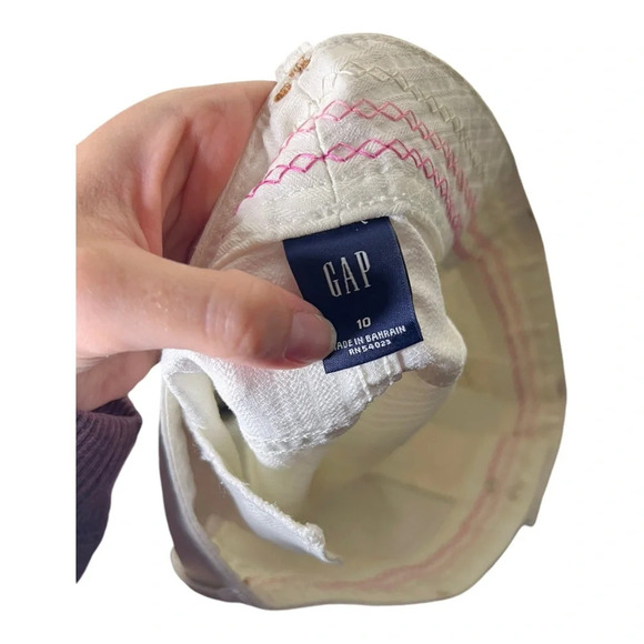 GAP Y2K White Mini Skirt Low Rise 10 - Picture 4 of 5